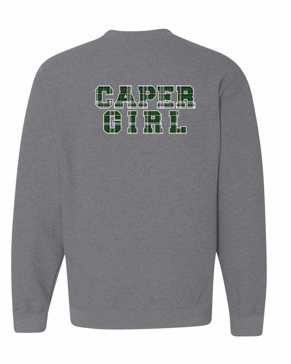 Caper Girl Left Chest and Back Crewneck Sweatshirt - Unisex