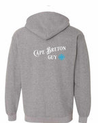 CB Guy Blue Left Chest and Back Zip Hoodie - Unisex