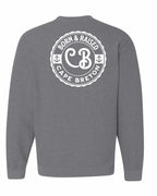 Born & Raised CB Left Chest and Back Crewneck Sweatshirt - Unisex