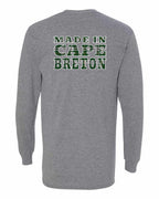 Made In CB Tartan Left Chest and Back Long Sleeve Tee - Unisex