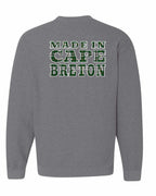 Made In CB Tartan Left Chest and Back Crewneck Sweatshirt - Unisex