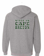 Made In CB Tartan Left Chest and Back Zip Hoodie - Unisex