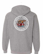 Mean & Nasty Canadians Eh! Left Chest and Back Zip Hoodie - Gildan Canada (sewn Internationally) - Unisex