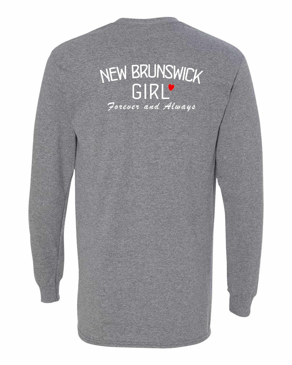 NB Girl Forever and Always Left Chest & Back Long Sleeve Tee - Unisex