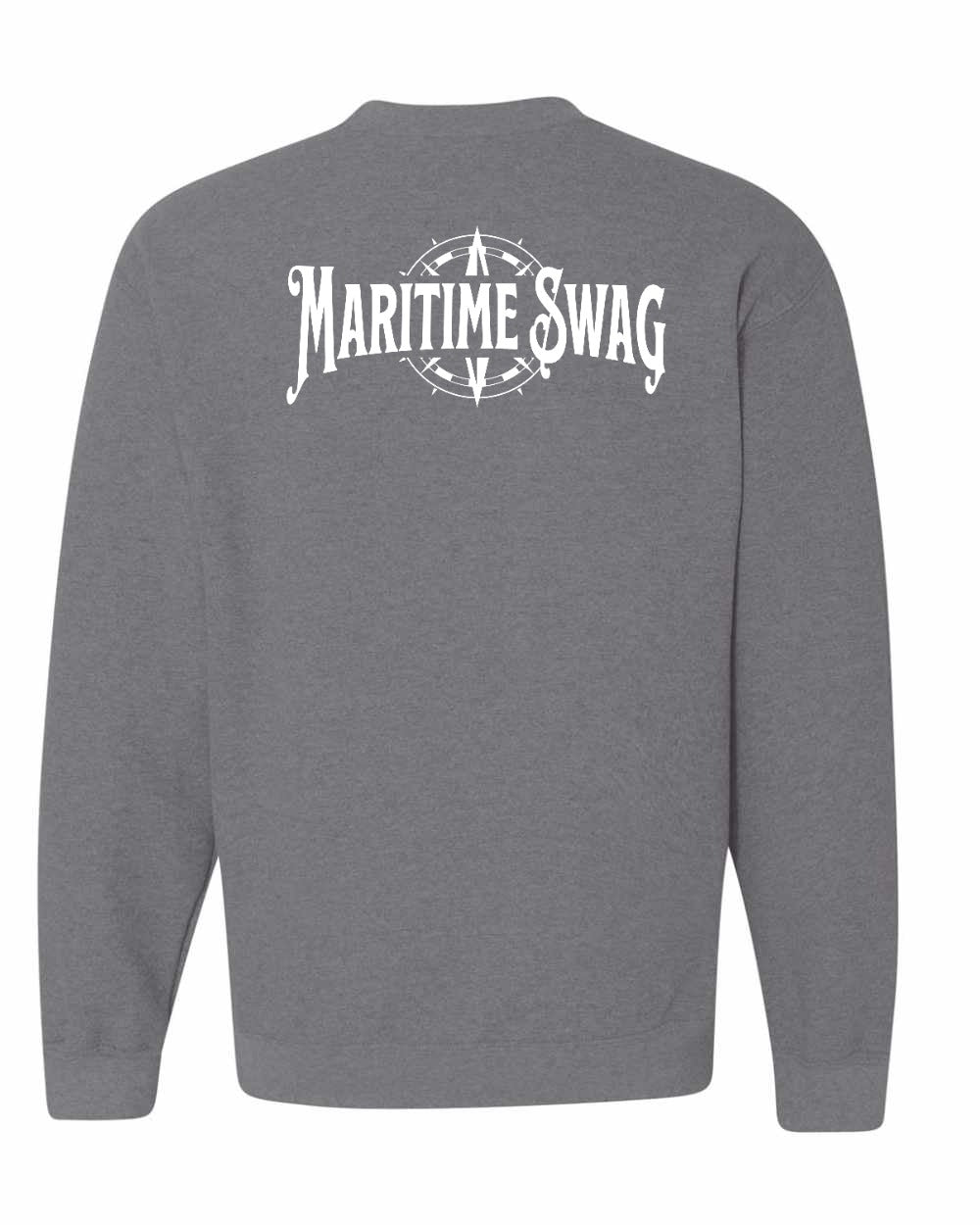 Maritime Swag Logo Left Chest and Back Crewneck
