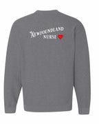 NFLD Nurse Left Chest and Back Crewneck Sweatshirt - Unisex
