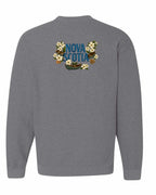 NS Flowers Left Chest and Back Crewneck Sweatshirt - Unisex