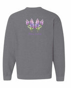NS Lupins Left Chest and Back Crewneck Sweatshirt - Unisex