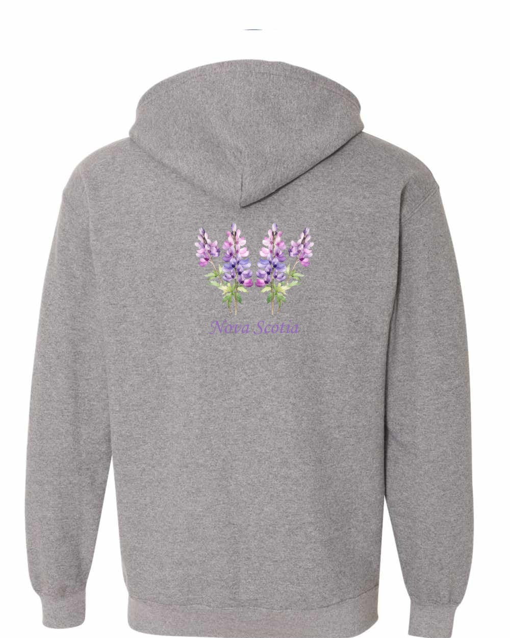 Nova Scotia Lupins Left Chest and Back zip-hoodie
