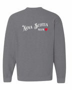 NS Mom Left Chest and Back Crewneck Sweatshirt - Unisex