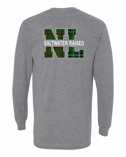 Newfoundland and Labrador Left Chest and Back Long Sleeve Tee