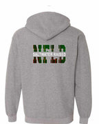 NFLD NFLD Saltwater Raised Left Chest and Back Zip Hoodie - Unisex