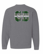 Saltwater CB Raised Left Chest and Back Crewneck Sweatshirt - Unisex