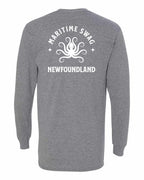 Maritime Swag NFLD Octopus Left Chest and Back Long Sleeve - Unisex