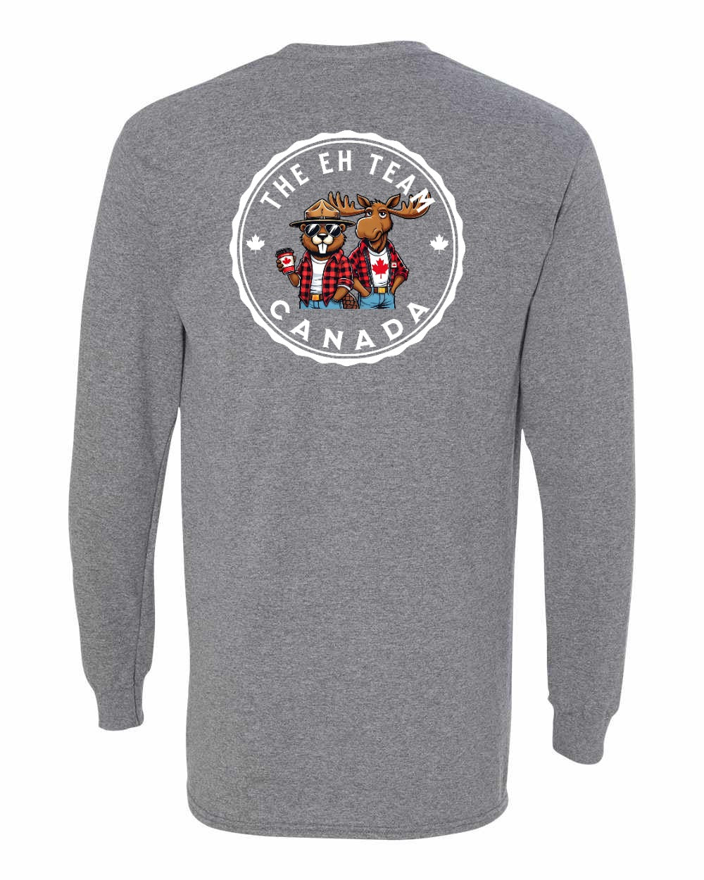 Eh Team Left Chest and Back Long Sleeve - Gildan Canada (sewn Internationally) - Unisex