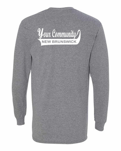 Your Community Swoop (New Brunswick) Left Chest and Back Long Sleeve Tee