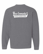 Custom Your Community Swoop (NFLD) Left Chest and Back Crewneck Sweatshirt - Unisex