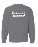 Custom Your Community Swoop (NS) Left Chest and Back Crewneck Sweatshirt - Unisex