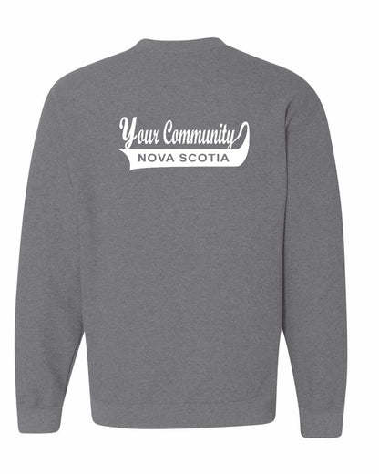 Your Community Swoop (Nova Scotia) Left Chest and Back crew-neck