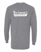 Custom Your Community Swoop (NS) Left Chest and Back Long Sleeve Tee - Unisex