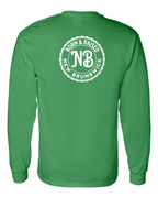 Born & Raised NB Left Chest and Back Long Sleeve Tee - Unisex
