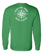 Maritime Swag NS Compass Left Chest and Back Long Sleeve Tee - Unisex