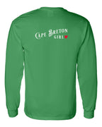 CB Girl Left Chest and Back Long Sleeve Tee - Unisex