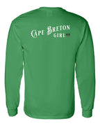 CB Girl Tartan Left Chest and Back Long Sleeve Tee - Unisex