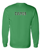 Caper Left Chest and Back Long Sleeve Tee - Unisex