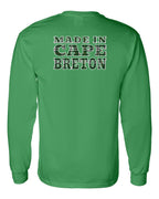 Made In CB Tartan Left Chest and Back Long Sleeve Tee - Unisex