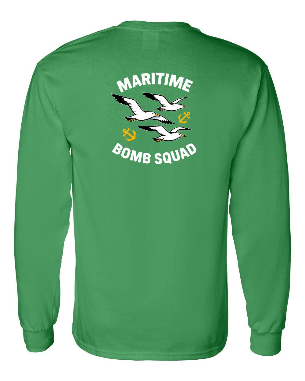 Maritime Bomb Squad Left Chest & Back Long Sleeve Tee - Unisex