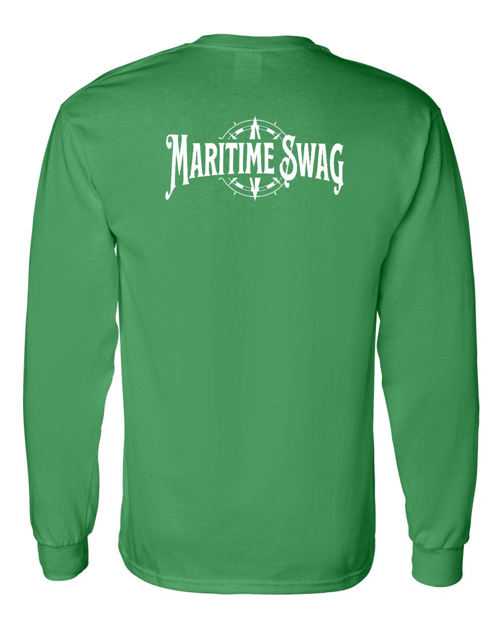 Maritime Swag Logo Left Chest and Back Long Sleeve Tee