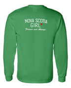 NS Girl Forever and Always Left Chest & Back Long Sleeve Tee - Unisex