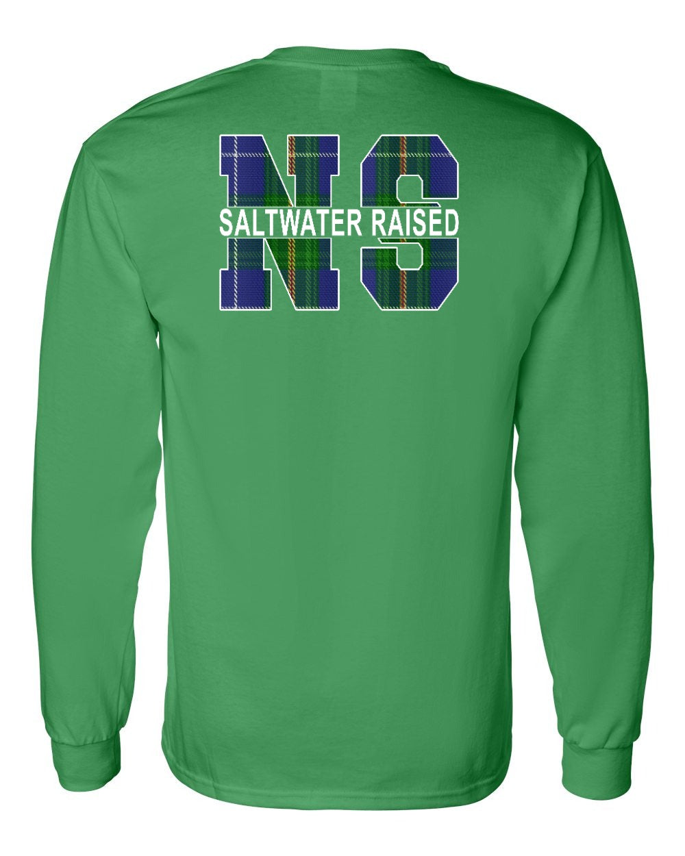 Saltwater Raised Left Chest and Back Long Sleeve Tee