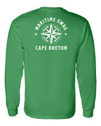 Maritime Swag CB Compass Left Chest and Back Long Sleeve Tee - Unisex