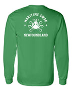 Maritime Swag NFLD Octopus Left Chest and Back Long Sleeve - Unisex