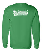 Your Community Swoop NB Left Chest and Back Long Sleeve Tee - Unisex