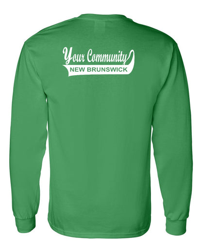 Your Community Swoop (New Brunswick) Left Chest and Back Long Sleeve Tee