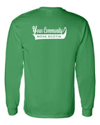 Custom Your Community Swoop (NS) Left Chest and Back Long Sleeve Tee - Unisex
