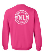 Born & Raised NFLD Left Chest and Back Crewneck Sweatshirt - Unisex