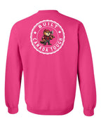 Built Canada Tough Male Beaver Left Chest and Back Crewneck Sweatshirt - Gildan Canada (sewn Internationally) - Unisex