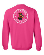 Calm Cool Rosie Sunglasses Left Chest and Back Crewneck Sweatshirt - Gildan Canada (sewn Internationally) - Unisex