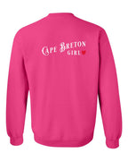 CB Girl Left Chest and Back Crewneck Sweatshirt - Unisex