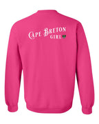 CB Girl Tartan Left Chest and Back Crewneck Sweatshirt - Unisex
