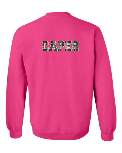 Caper Left Chest and Back Crewneck Sweatshirt