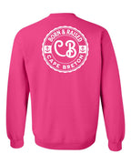 Born & Raised CB Left Chest and Back Crewneck Sweatshirt - Unisex