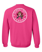 Gloves Off Beaver Left Chest and Back Crewneck Sweatshirt - Gildan Canada (sewn Internationally) - Unisex