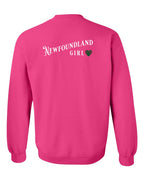 NFLD Girl Tartan Left Chest and Back Crewneck Sweatshirt - Unisex