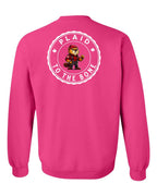 Plaid to the Bone Beaver Left Chest and Back Crewneck Sweatshirt - Gildan Canada (sewn Internationally) - Unisex