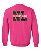 NFLD and Labrador Saltwater Raised Left Chest and Back Crewneck Sweatshirt - Unisex